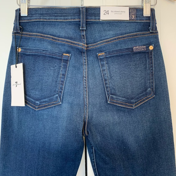 NWT! 7 For All Mankind relaxed skinny jean - Picture 4 of 16